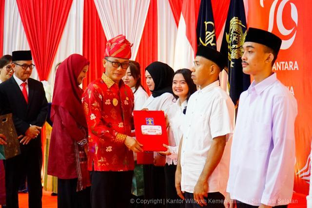 5.881 WBP se Sulsel dapat Remisi HUT RI 73 diantaranya Langsung Bebas