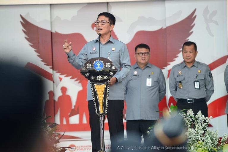 Beri Arahan Perdana Sekjen Kemenkumham Kalau Mau Maju Harus Berproses