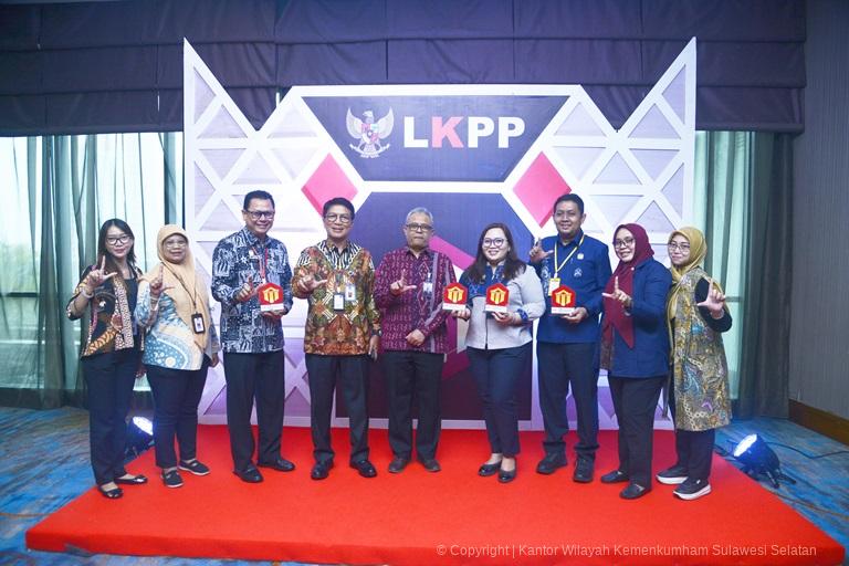 Borong Penghargaan dari LKPP Kemenkumham Terus Tingkatkan Kualitas Pengadaan BarangJasa