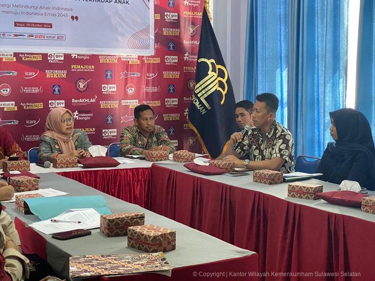 Cegah Kekerasan Terhadap Anak Kemenkumham Sulsel gelar Koordinasi di Bone dan Sinjai1