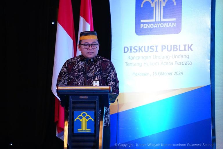 Ditjen PP dan Kanwil Kemenkumham Sulsel Gelar FGD Hukum Acara Perdata di Makassar1