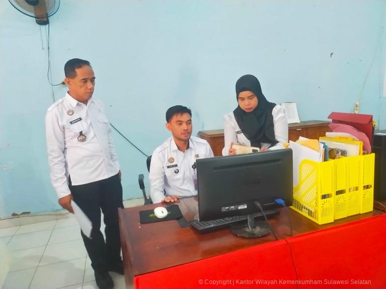 Divisi Pemasyarakatan Kanwil Kemenkumham Sulsel Lakukan Monev Peningkatan Kinerja UPT Pemasyarakatan1