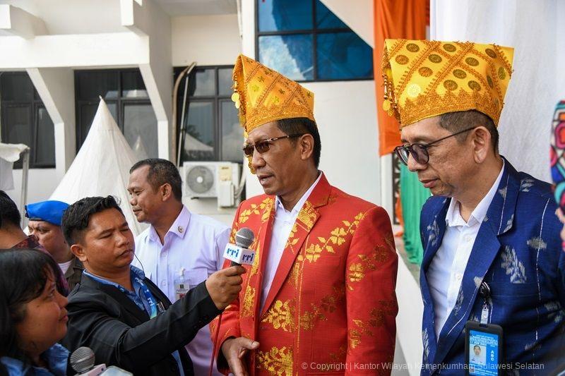 Hadiri HUT ke 46 Kota Palu Menkumham Dorong Kesadaran Hukum di Masyarakat