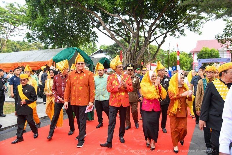 Hadiri HUT ke 46 Kota Palu Menkumham Dorong Kesadaran Hukum di Masyarakat1