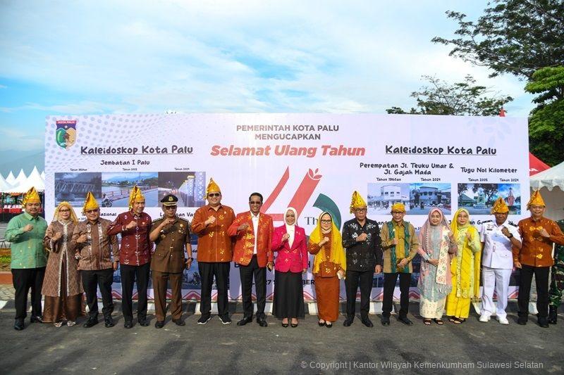 Hadiri HUT ke 46 Kota Palu Menkumham Dorong Kesadaran Hukum di Masyarakat2