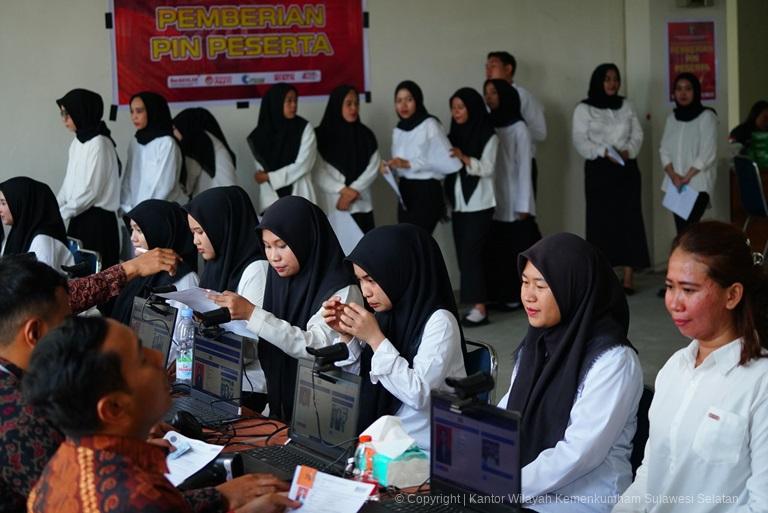 Hari Pertama SKD Kanwil Kemenkumham Sulsel Diikuti 1045 Peserta3