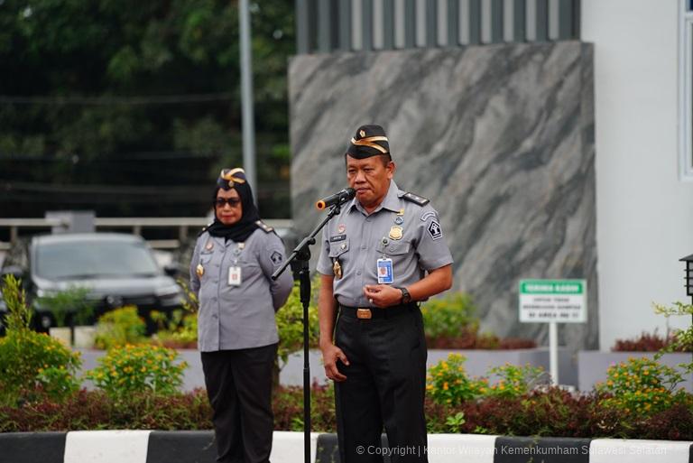 Kadivim Kanwil Kemenkumham Sulsel Ajak Seluruh Pegawai Bersikap Disiplin dan Beradaptasi Terhadap Perubahan Dinamika 