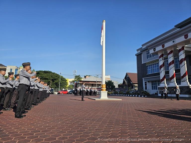 Kadivim Kanwil Kemenkumham Sulsel Ajak Seluruh Pegawai Tanamkan Sikap Disiplin1