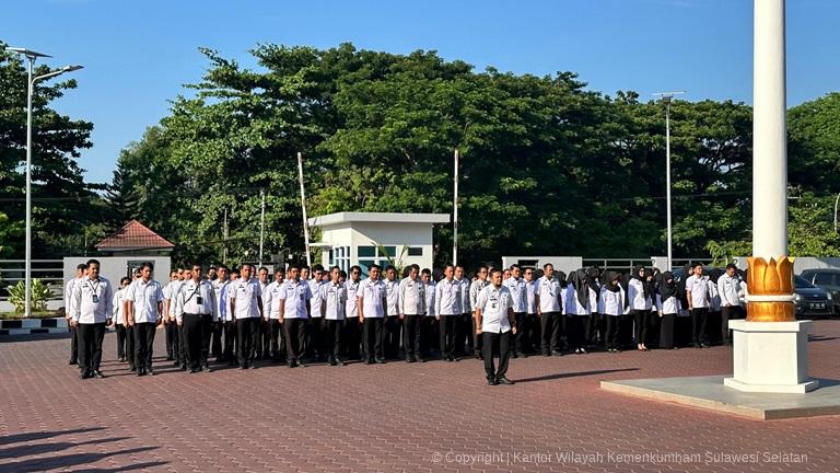 Kadivim Kanwil Kemenkumham Sulsel Minta Seluruh Pegawai Tingkatkan Kedisiplinan3