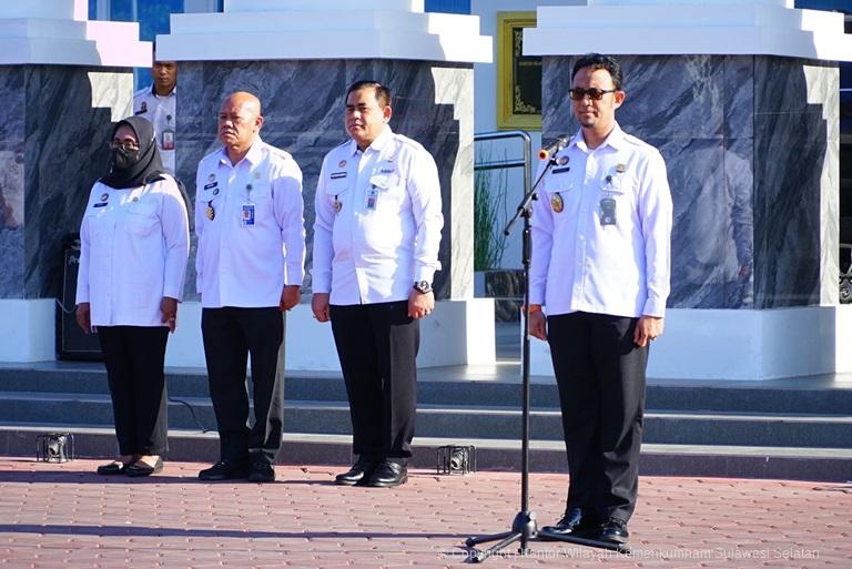 Kadivyankum HAM Kanwil Kemenkumham Suslel Minta Seluruh Pegawai Tingkatkan Kinerja Dalam Pelaksanaan Tusi Sehari Hari