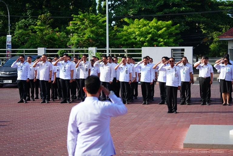 Kadivyankumham Kanwil Kemenkumham Sulsel Ajak Pegawai Jalankan Amanat Kakanwil Dalam Bertugas2