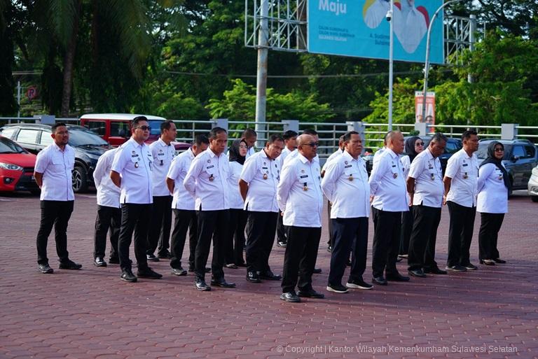 Kadivyankumham Kanwil Kemenkumham Sulsel Ajak Pegawai Jalankan Amanat Kakanwil Dalam Bertugas4