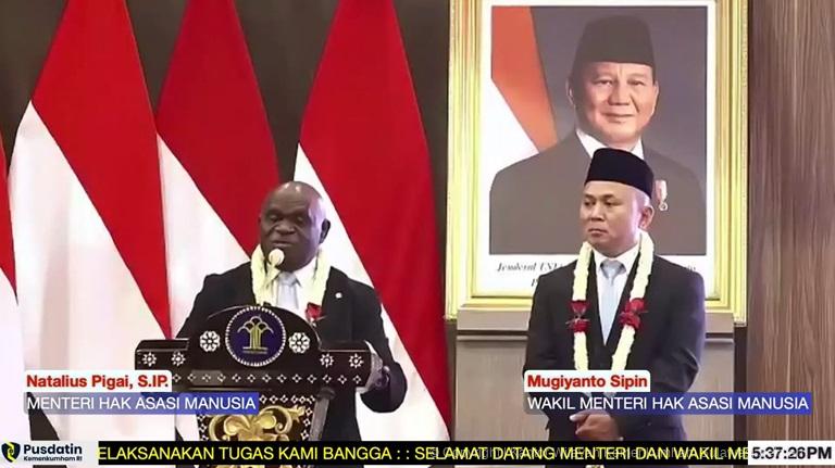 Kakanwil Kemenkumham Sulsel Ikuti Penyambutan Menteri dan Wakil Menteri Secara Virtual3