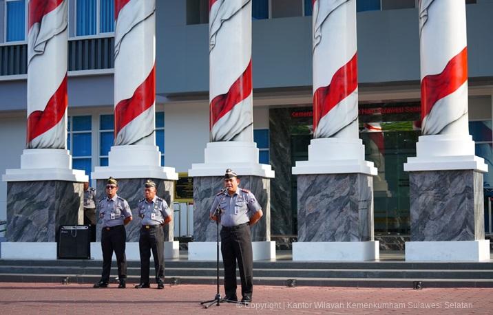 Kakanwil Kemenkumham Sulsel Minta Jajaran Sikapi Tuntutan Masyarakat Dengan Tenang