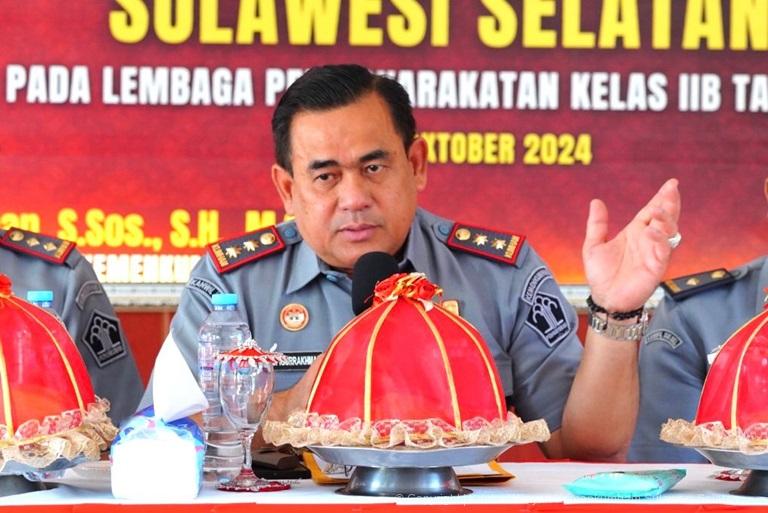 Kakanwil Kemenkumham Sulsel Tekankan Petugas Lapas Takalar Perkuat Keamanan dan Ketertiban