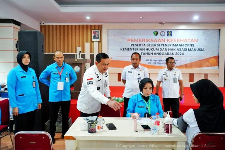 Kakanwil Taufiqurrakhman Pantau Pelaksanaan SKB Penerimaan CPNS Kemenkumham Tahun 2024