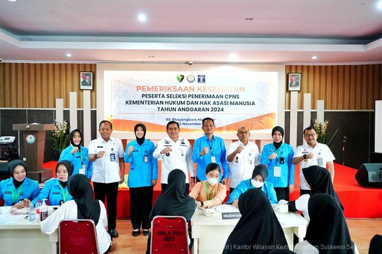 Kakanwil Taufiqurrakhman Pantau Pelaksanaan SKB Penerimaan CPNS Kemenkumham Tahun 20242