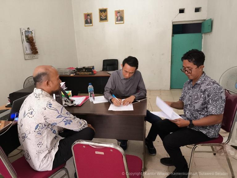 Kanwil Kemenkumham Sulsel Audit PMPJ Notaris di Kabupaten Kepulauan Selayar