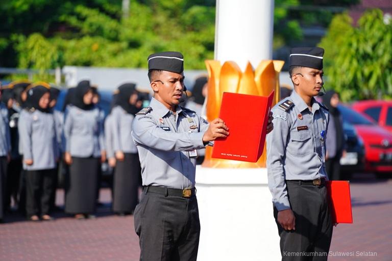 Kanwil Kemenkumham Sulsel Gelar Upacara Hari Kesaktian Pancasila1