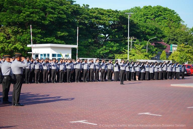 Kanwil Kemenkumham Sulsel Gelar Upacara Hari Kesaktian Pancasila3