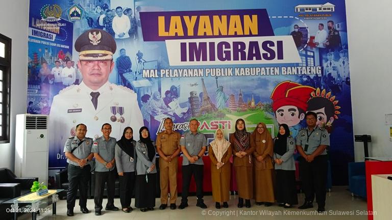 Kanwil Kemenkumham Sulsel Koordinasi Pelayanan Paspor di MPP Kab Bantaeng2