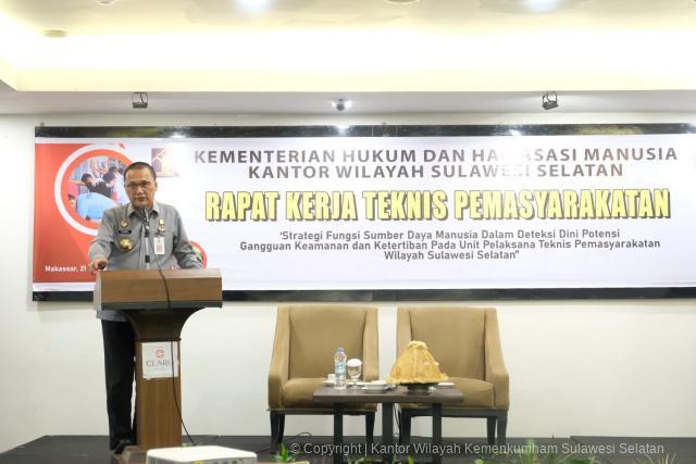 Kanwil Kemenkumham Sulsel Tingkatkan Kemampuan Deteksi Dini Petugas Pemasyarakatan