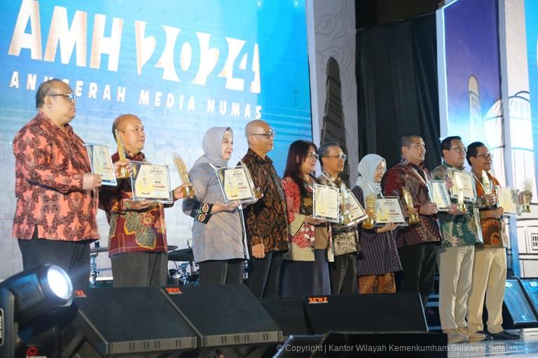 Kemenkumham RI Raih Penghargaan Anugerah Media Humas 20241