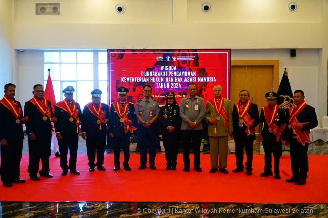 Laksanakan Wisuda Purnabakti Pengayoman Begini Pesan Plt. Kakanwil Sulsel