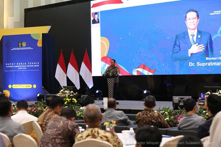 Menkum Supratman Ditjen AHU Pegang Peran Strategis Dukung Program Prioritas Nasional