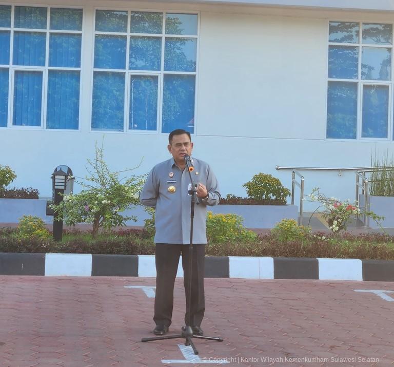 Piimpin Apel Pagi Perdana Kakanwil Taufiqurrakhman Tekankan 3 Hal dalam Bekerja0