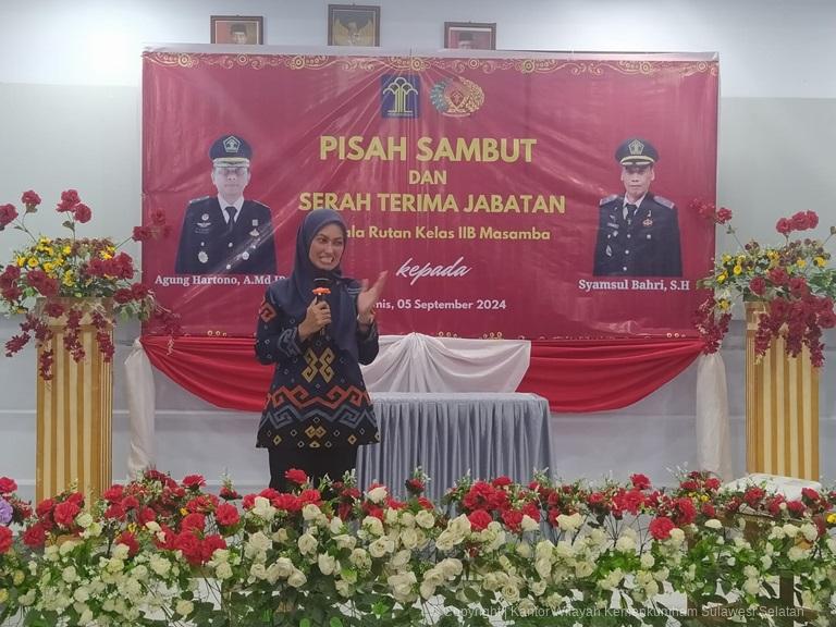 Putra Daerah Masamba Jabat Karutan Masamba Ini Pesan Kanwil Kemenkumham Sulsel2