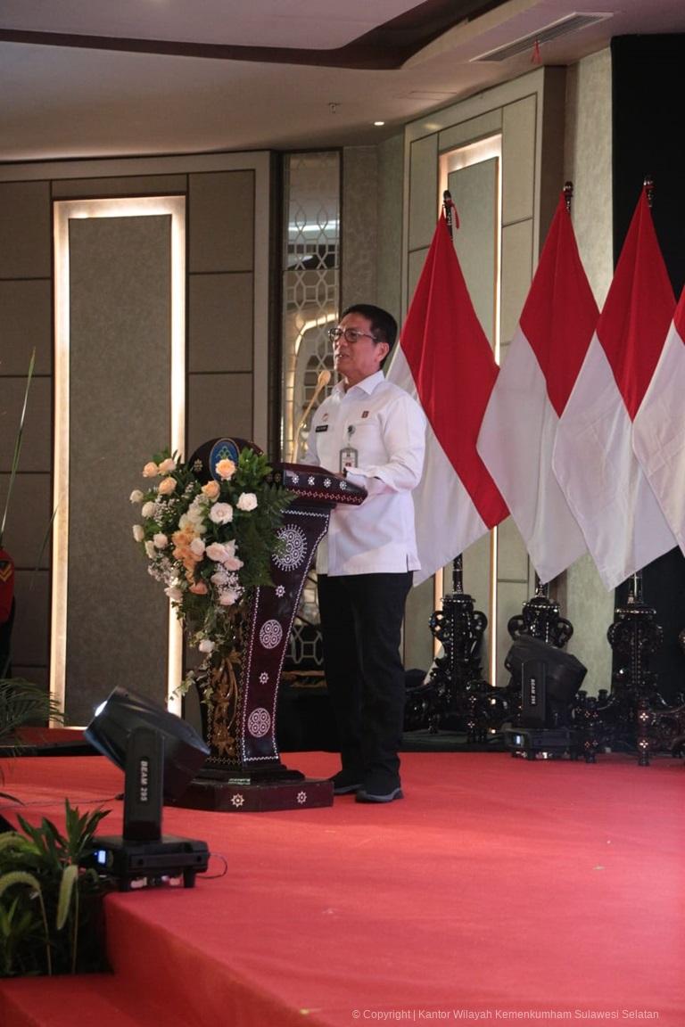 Sekjen Kemenkumham Sampaikan Transformasi SDM Menuju Indonesia Emas