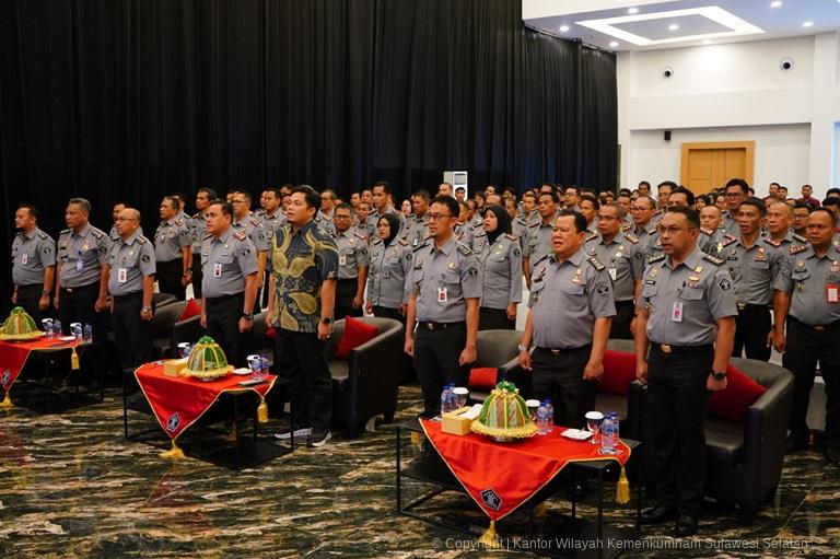 Staf Khusus Menteri Bidang Keamanan Dan Intelijen Dorong Jajaran Kemenkumham Sulsel Bersiap Menghadapi Perubahan Kemenkumham RI2