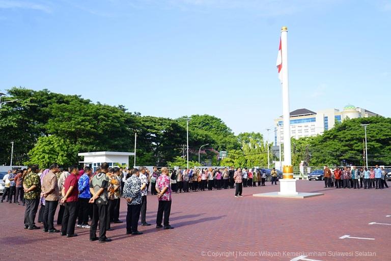  Kakanwil Kemenkumham Sulsel Ajak Pegawai Tingkatkan Kedisiplinan2